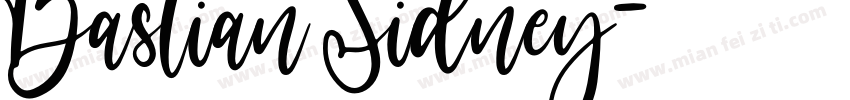 Bastian Sidney字体转换